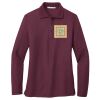 Ladies Silk Touch™ Long Sleeve Polo Thumbnail