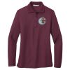 Ladies Silk Touch™ Long Sleeve Polo Thumbnail