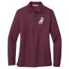 Ladies Silk Touch™ Long Sleeve Polo Thumbnail