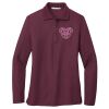 Ladies Silk Touch™ Long Sleeve Polo Thumbnail
