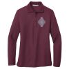 Ladies Silk Touch™ Long Sleeve Polo Thumbnail