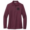 Ladies Silk Touch™ Long Sleeve Polo Thumbnail