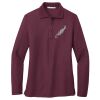 Ladies Silk Touch™ Long Sleeve Polo Thumbnail