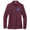 Ladies Silk Touch™ Long Sleeve Polo Thumbnail