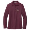 Ladies Silk Touch™ Long Sleeve Polo Thumbnail