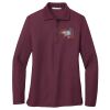 Ladies Silk Touch™ Long Sleeve Polo Thumbnail