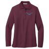 Ladies Silk Touch™ Long Sleeve Polo Thumbnail