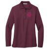 Ladies Silk Touch™ Long Sleeve Polo Thumbnail