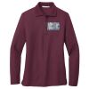 Ladies Silk Touch™ Long Sleeve Polo Thumbnail