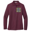 Ladies Silk Touch™ Long Sleeve Polo Thumbnail