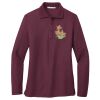 Ladies Silk Touch™ Long Sleeve Polo Thumbnail