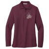 Ladies Silk Touch™ Long Sleeve Polo Thumbnail