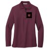 Ladies Silk Touch™ Long Sleeve Polo Thumbnail