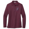 Ladies Silk Touch™ Long Sleeve Polo Thumbnail