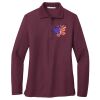 Ladies Silk Touch™ Long Sleeve Polo Thumbnail