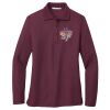 Ladies Silk Touch™ Long Sleeve Polo Thumbnail