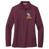 Ladies Silk Touch™ Long Sleeve Polo Thumbnail