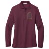 Ladies Silk Touch™ Long Sleeve Polo Thumbnail