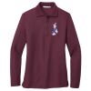 Ladies Silk Touch™ Long Sleeve Polo Thumbnail