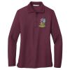 Ladies Silk Touch™ Long Sleeve Polo Thumbnail