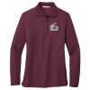 Ladies Silk Touch™ Long Sleeve Polo Thumbnail
