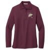 Ladies Silk Touch™ Long Sleeve Polo Thumbnail
