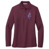 Ladies Silk Touch™ Long Sleeve Polo Thumbnail