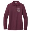 Ladies Silk Touch™ Long Sleeve Polo Thumbnail