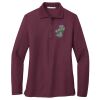 Ladies Silk Touch™ Long Sleeve Polo Thumbnail