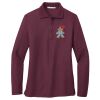 Ladies Silk Touch™ Long Sleeve Polo Thumbnail