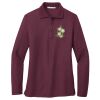 Ladies Silk Touch™ Long Sleeve Polo Thumbnail
