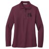 Ladies Silk Touch™ Long Sleeve Polo Thumbnail