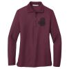 Ladies Silk Touch™ Long Sleeve Polo Thumbnail