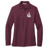 Ladies Silk Touch™ Long Sleeve Polo Thumbnail