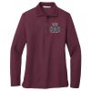 Ladies Silk Touch™ Long Sleeve Polo Thumbnail