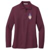 Ladies Silk Touch™ Long Sleeve Polo Thumbnail