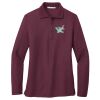 Ladies Silk Touch™ Long Sleeve Polo Thumbnail
