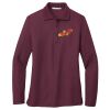 Ladies Silk Touch™ Long Sleeve Polo Thumbnail