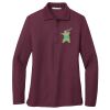 Ladies Silk Touch™ Long Sleeve Polo Thumbnail