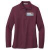 Ladies Silk Touch™ Long Sleeve Polo Thumbnail