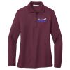 Ladies Silk Touch™ Long Sleeve Polo Thumbnail