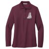 Ladies Silk Touch™ Long Sleeve Polo Thumbnail