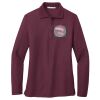 Ladies Silk Touch™ Long Sleeve Polo Thumbnail