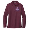 Ladies Silk Touch™ Long Sleeve Polo Thumbnail