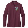 Ladies Silk Touch™ Long Sleeve Polo Thumbnail