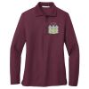 Ladies Silk Touch™ Long Sleeve Polo Thumbnail