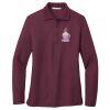 Ladies Silk Touch™ Long Sleeve Polo Thumbnail