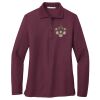 Ladies Silk Touch™ Long Sleeve Polo Thumbnail