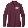 Ladies Silk Touch™ Long Sleeve Polo Thumbnail