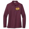 Ladies Silk Touch™ Long Sleeve Polo Thumbnail